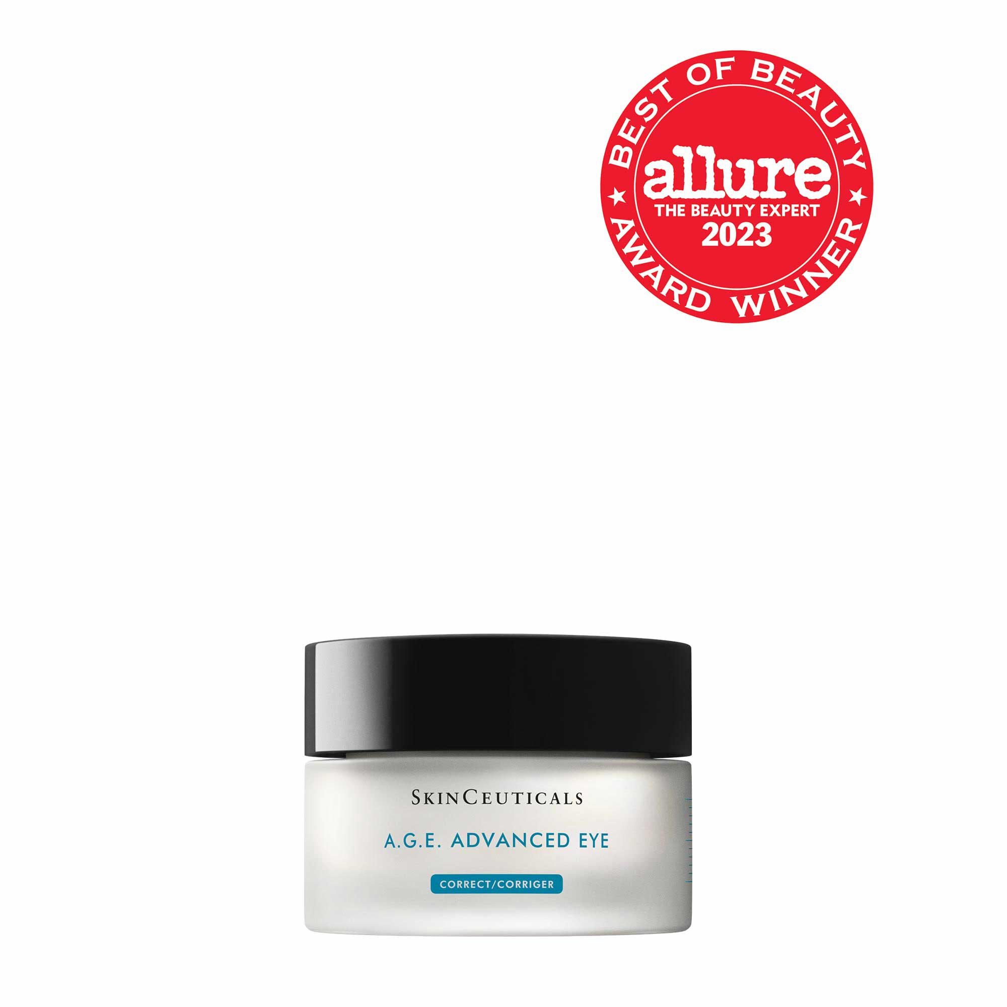 A.G.E. Advanced Eye Allure Best of Beauty award seal
